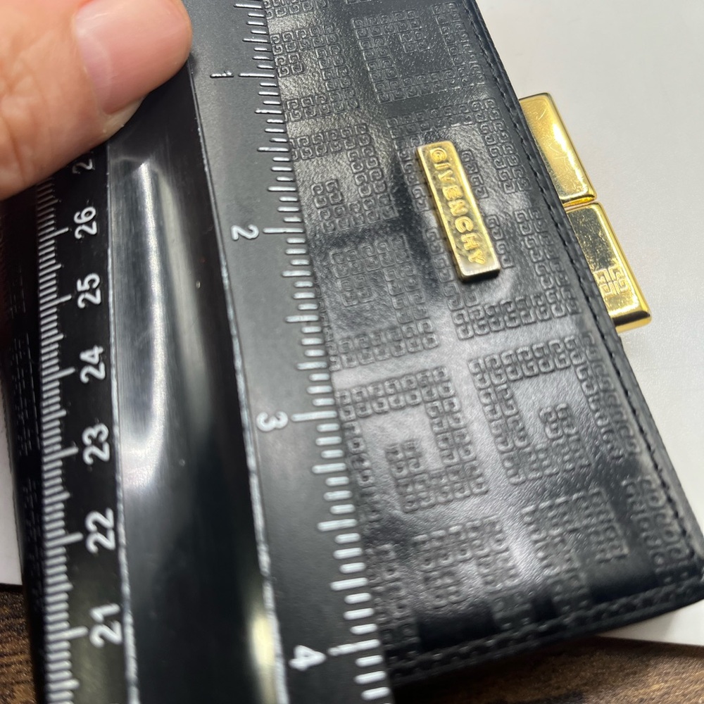 Givenchy Black and Gold Geometric Clutch - Picture 5 of 8